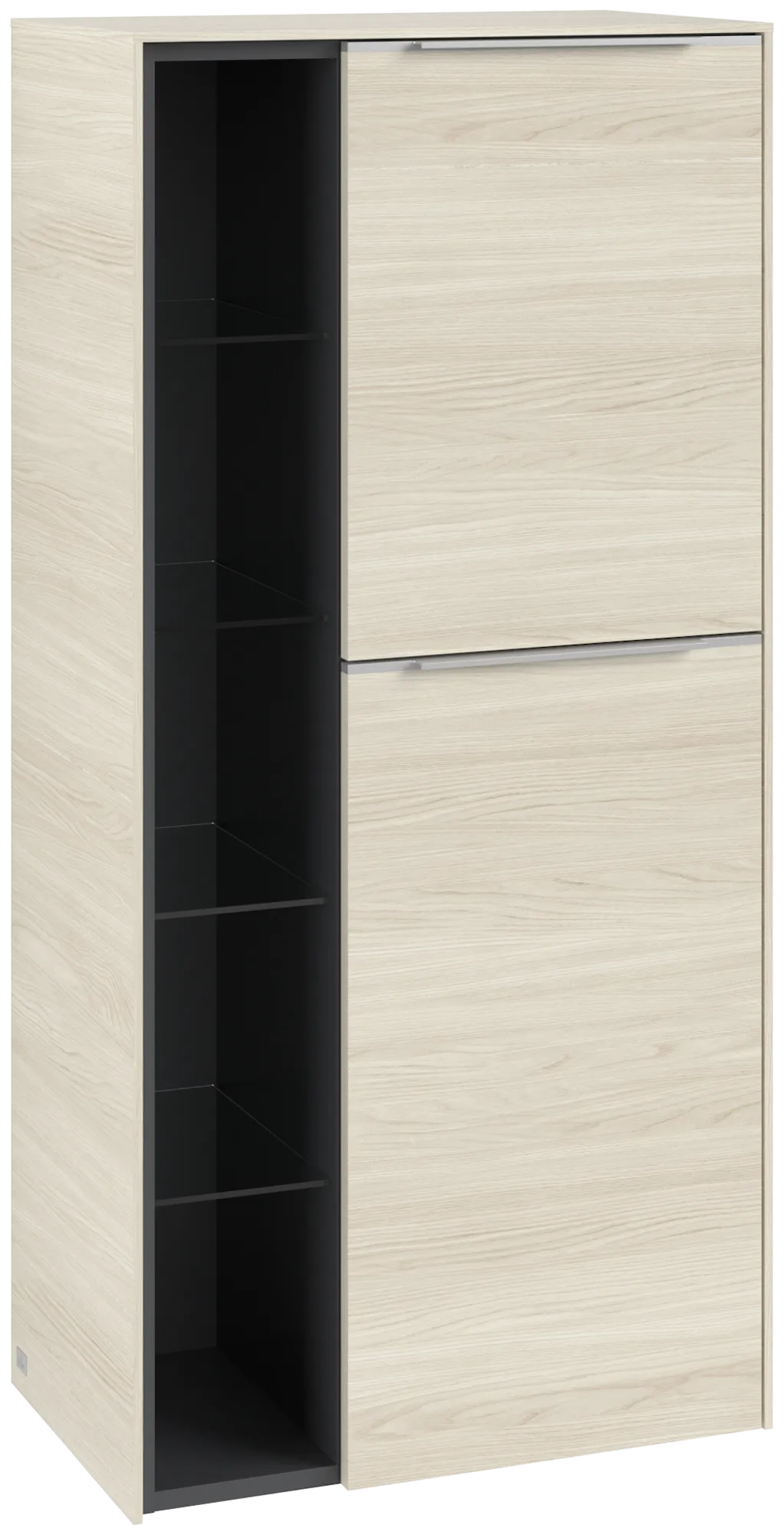 Villeroy & Boch Subway 3.0 Mittelschrank C59900, 574x1200x362mm, 2 Türen, Anschlag (Scharnier) rechts, White Oak