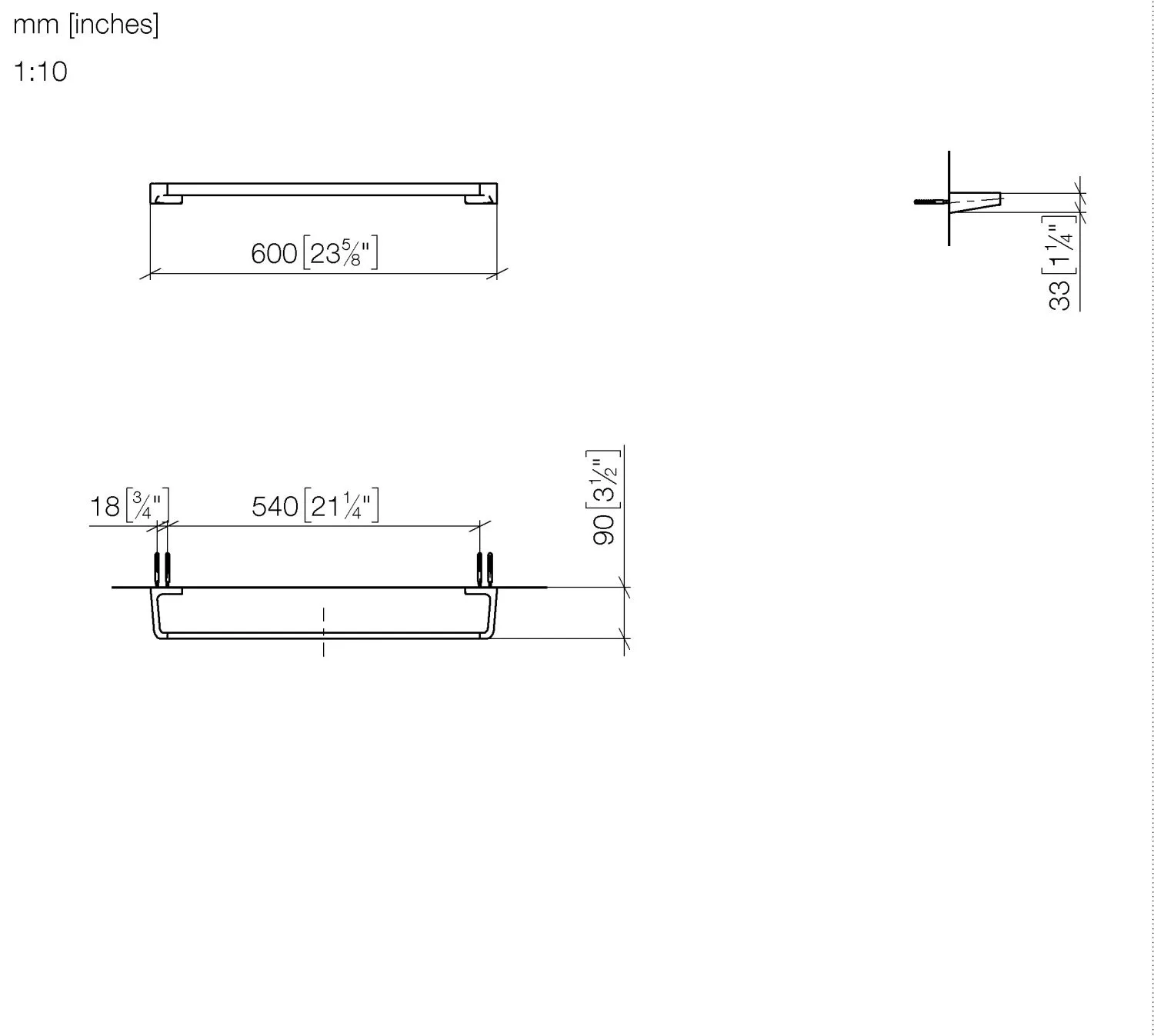 Badetuchhalter SERIENSPEZIFISCH Chrom 83060976