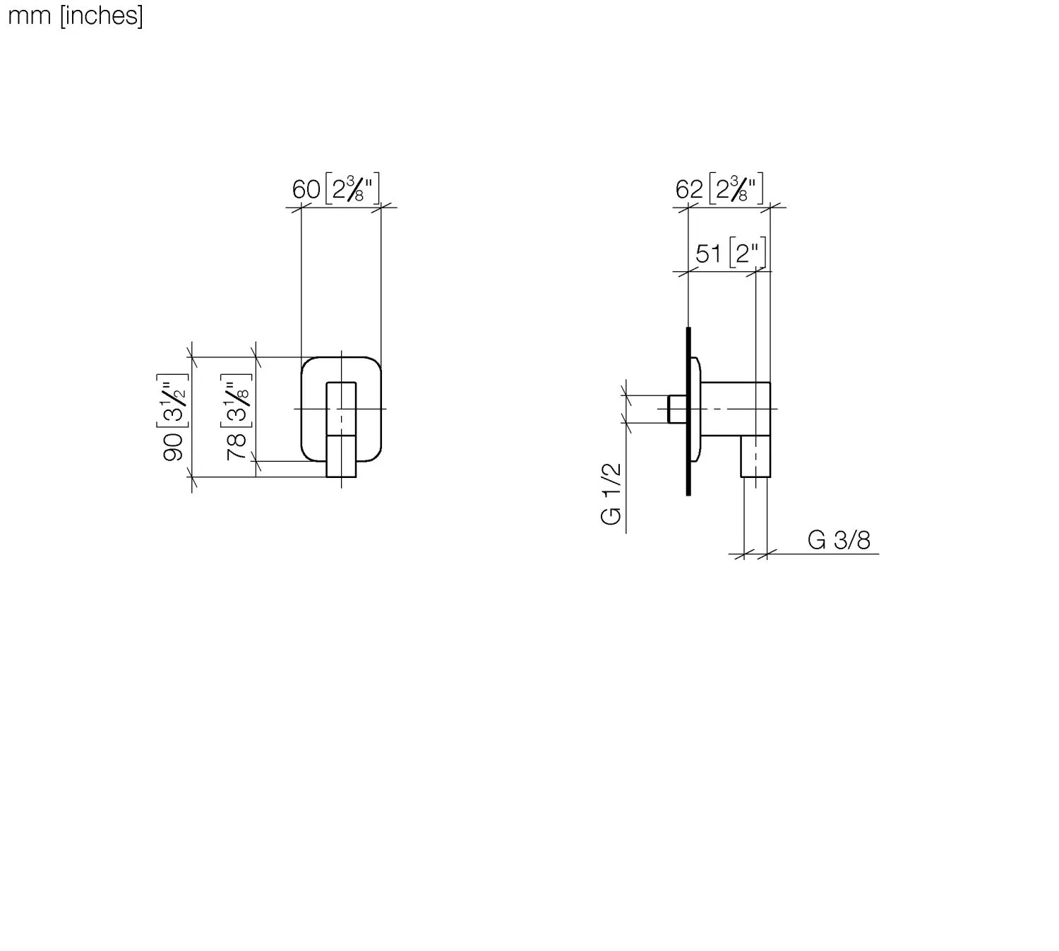 Wandanschlussbogen „LISSÉ“ in schwarz (matt, ≈ RAL 9011) Wandanschlussbogen „LISSÉ“ in schwarz (matt, ≈ RAL 9011)