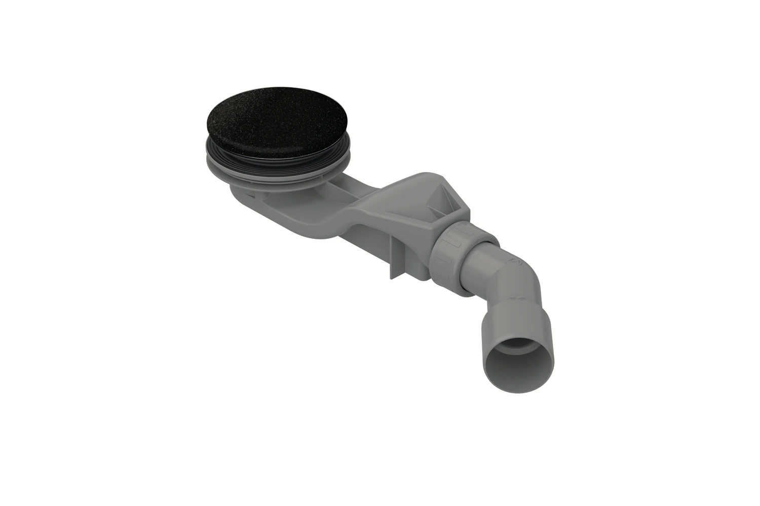 Bette Ablaufgarnitur für Duschwannen „BetteSolid“ 30 Modell B597 90 × 48 cm in Midnight