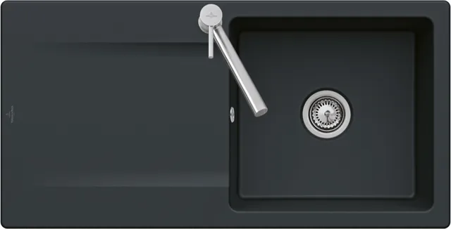 Villeroy & Boch Einbau-Küchenspülbecken „Siluet“ 60 1000 × 510 × 220 mm in Chromite