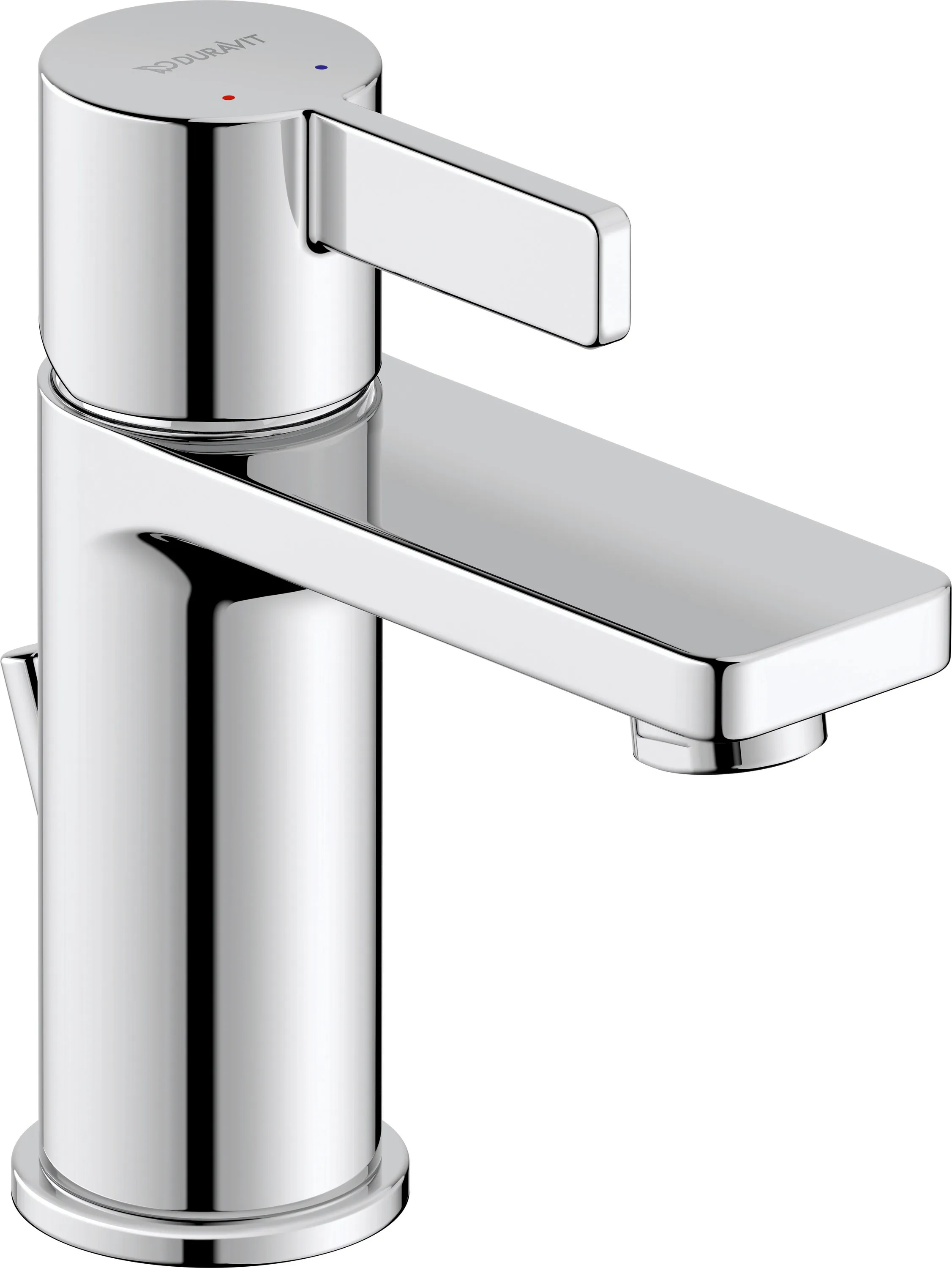 Einhand-Waschtischarmatur „D-Neo“ Ausladung 94 mm in Chrom Einhand-Waschtischarmatur „D-Neo“ Ausladung 94 mm in Chrom
