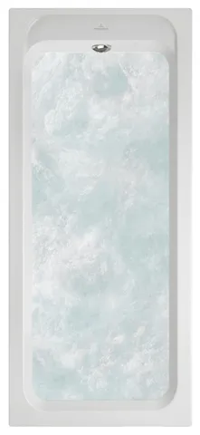 Villeroy & Boch Whirlwanne „Architectura“ mit Whirlsystem „Special Combipool Active“ rechteck 170 × 70 cm, Fußablauf