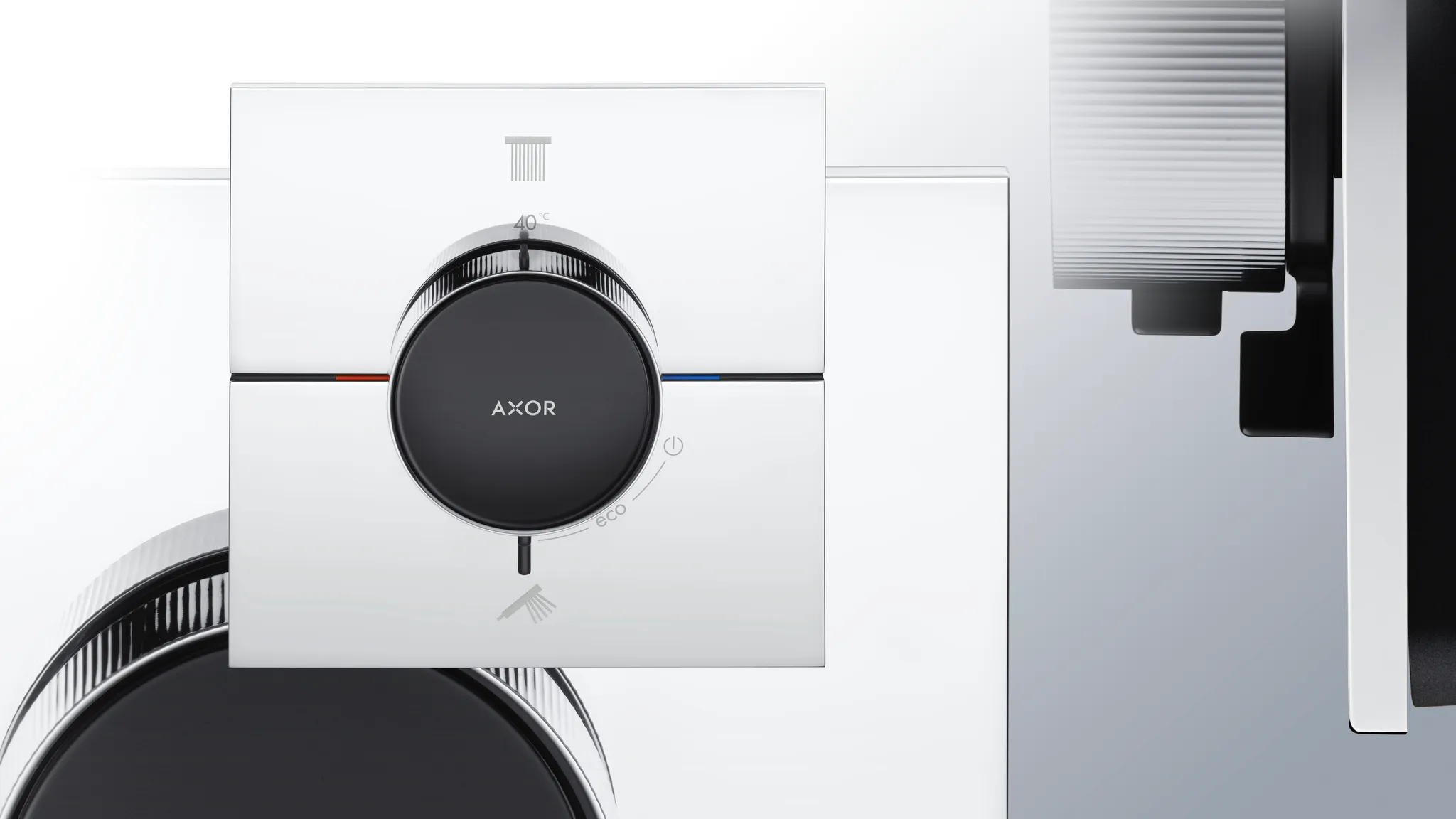 AXOR ShowerSelect ID Thermostat Unterputz eckig für 2 Verbraucher Chrom AXOR ShowerSelect ID Thermostat Unterputz eckig für 2 Verbraucher Chrom