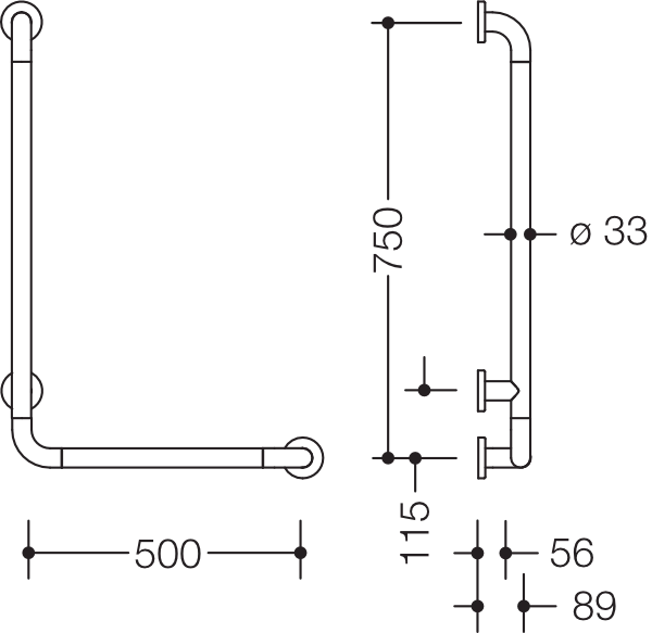 HEWI Haltegriff „Serie 801“