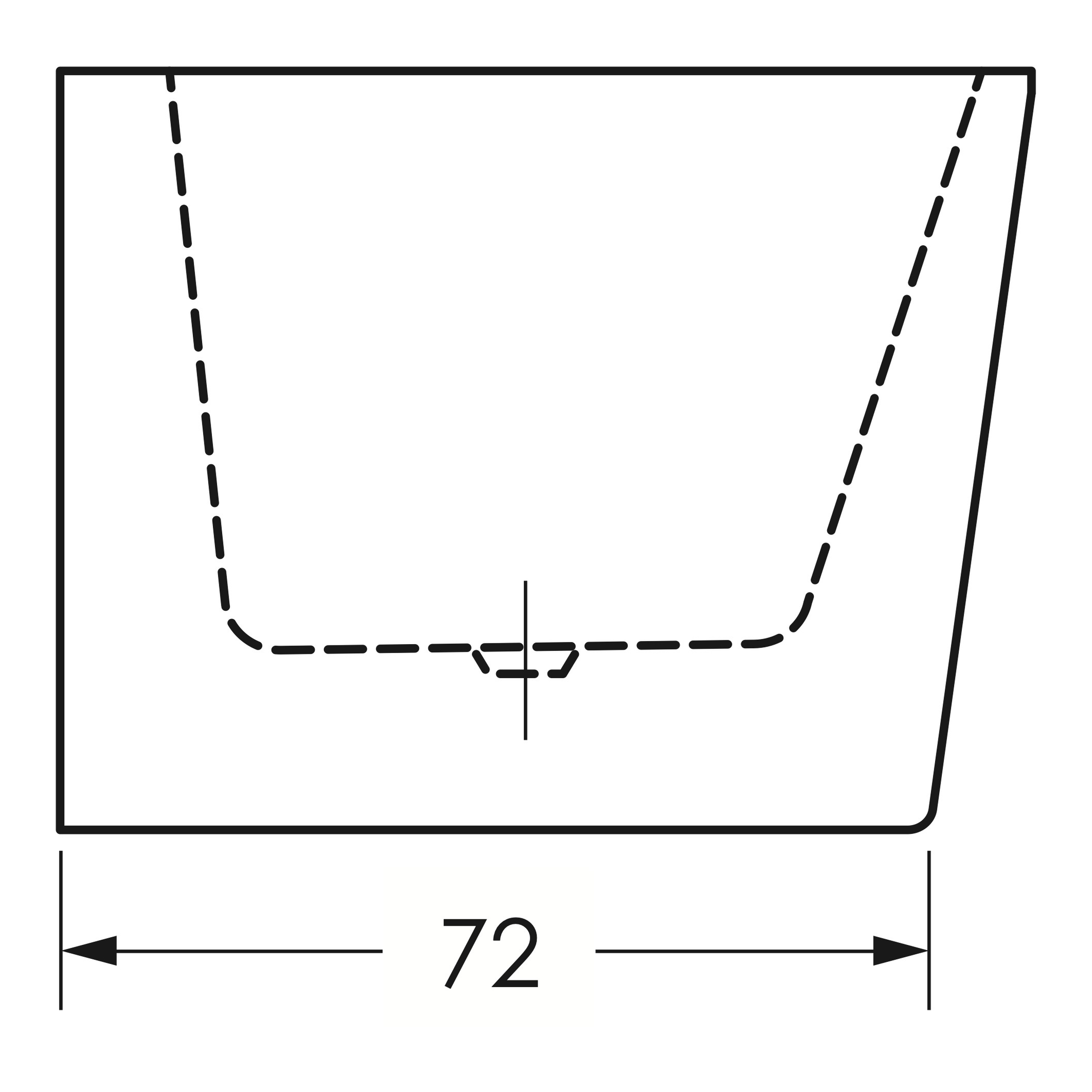 repaBAD Badewanne „Livorno Oval F“ freistehend oval 1800 × 800 mm, Mittelablauf, rechts in Weiß