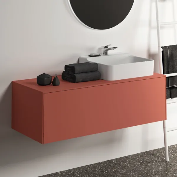 Ideal Standard Waschtischunterschrank „Conca“ 120,2 × 37 × 50,5 cm Sunset matt lackiert Ideal Standard Waschtischunterschrank „Conca“ 120,2 × 37 × 50,5 cm Sunset matt lackiert