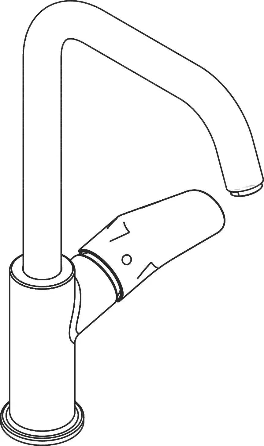 Hansgrohe Focus Einhebel-Waschtischmischer 240 mit Schwenkauslauf, Chrom