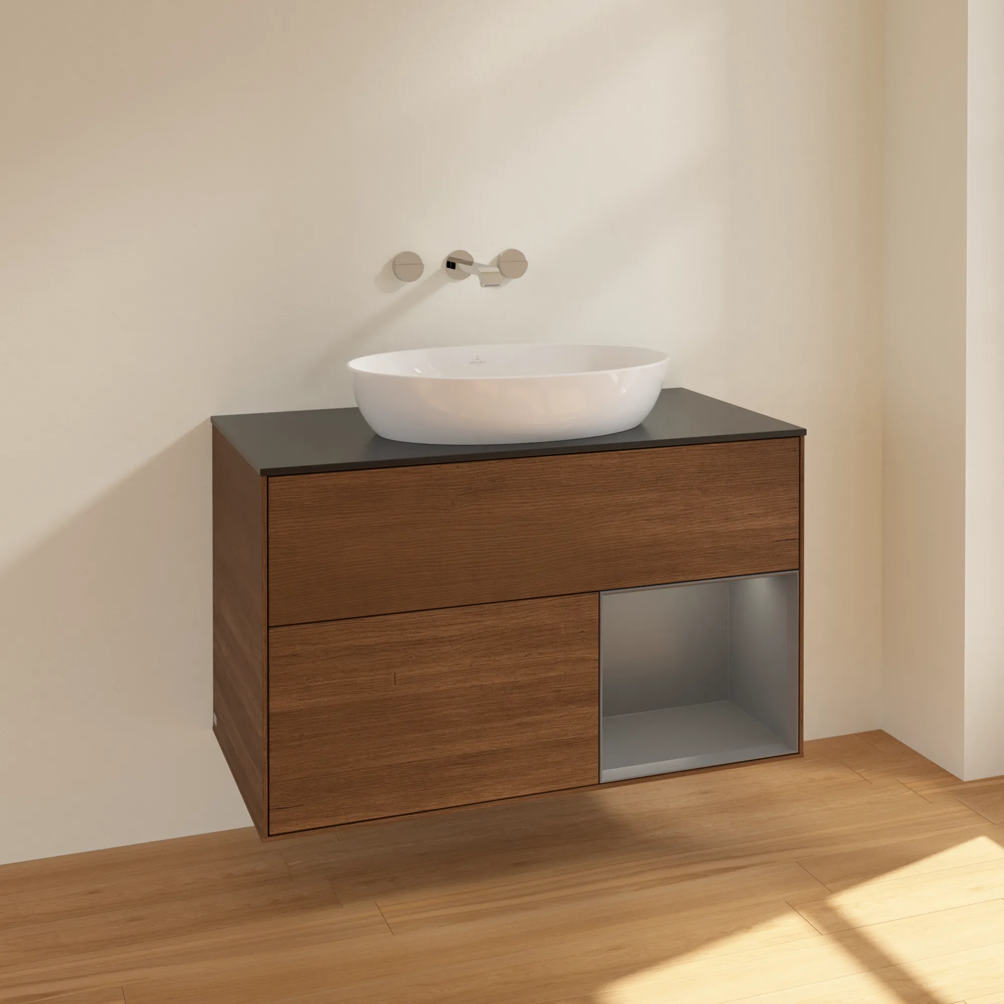 Villeroy & Boch Finion FA2 Waschbeckenunterschrank, 1000x603x501mm m Bel FK/RE/AP: GN/GK/2