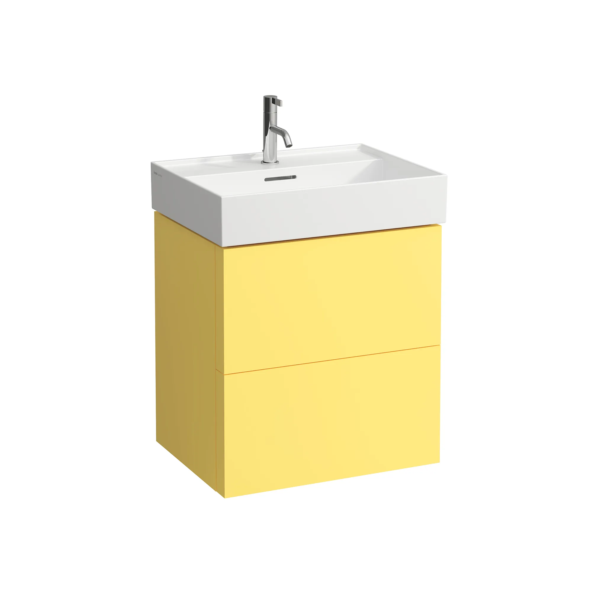 Laufen Waschtischunterbau „Kartell“ 450 × 600 × 580 mm Senfgelb Laufen Waschtischunterbau „Kartell“ 450 × 600 × 580 mm Senfgelb