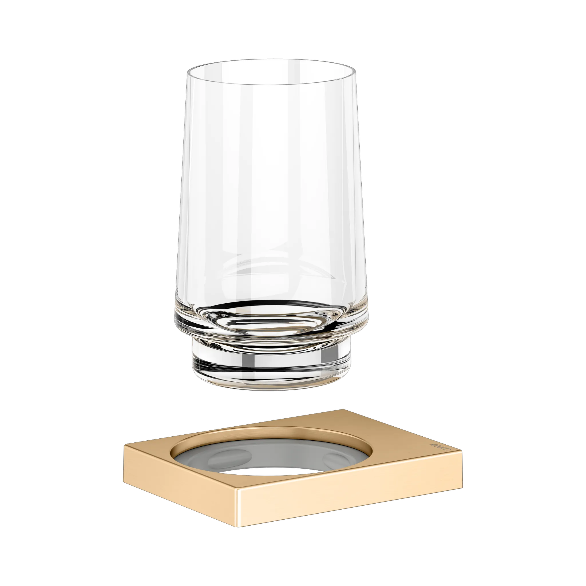 KEUCO EDITION 11 Glashalter Messing gebürstet KEUCO EDITION 11 Glashalter Messing gebürstet