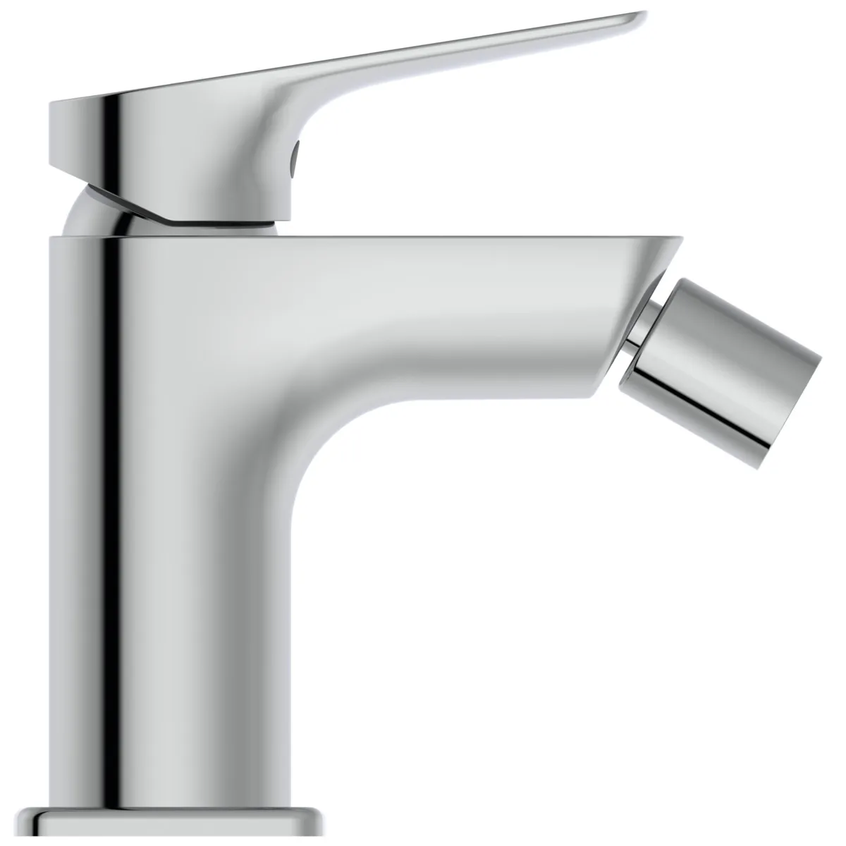 Bidetarmatur Ceralife C Ausladung 95mm mit Push-Open Ventil BlueStart Chrom