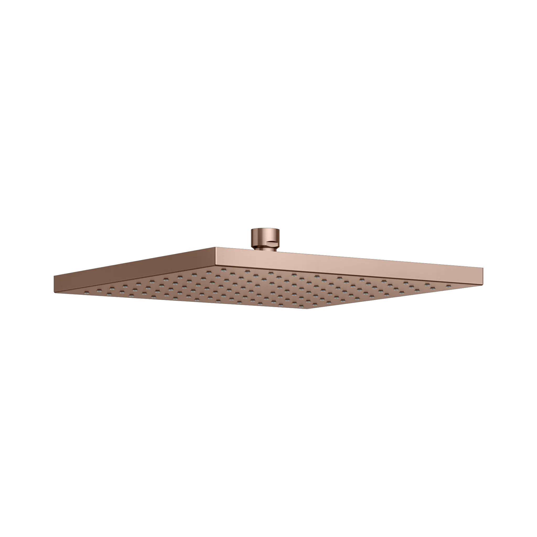 Brausen und Brausezubehör Kopfbrause eckig 250 x 250 mm Rotgold gebürstet