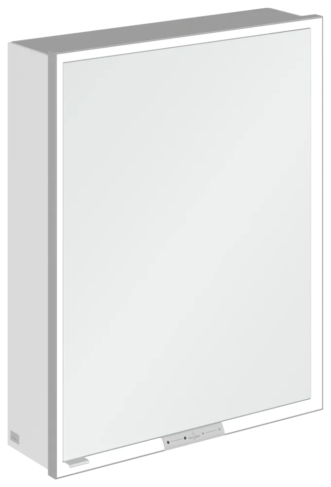 Villeroy & Boch Aufputz-Spiegelschrank My View+ A4816R, 600x750x168mm, Brilliant White