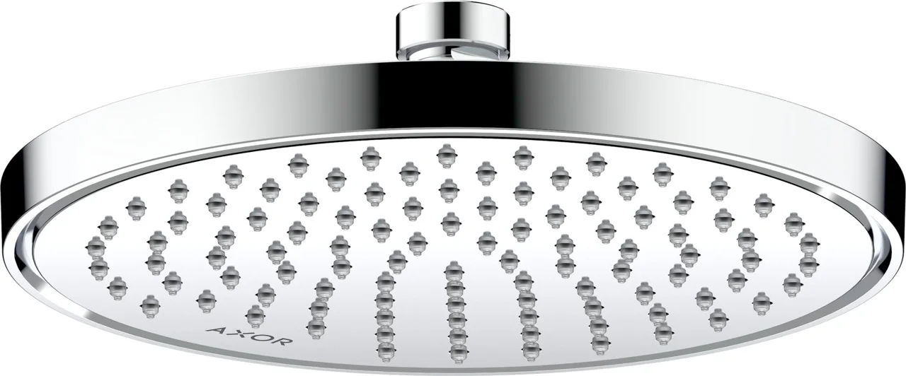 Hansgrohe AXOR ShowerSolutions Kopfbrause 220 1jet EcoSmart Chrom, 220 mm Brausekopfgröße, verstellbarer Winkel, abnehmbar zur Reinigung
