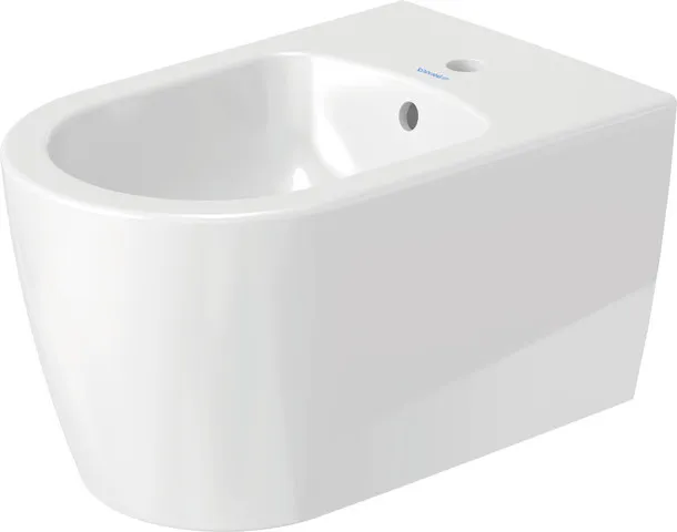 Duravit Wand-Bidet „ME by Starck“, Befestigung verdeckt 37 × 57 × 29,5 cm in Weiß Hochglanz Duravit Wand-Bidet „ME by Starck“, Befestigung verdeckt 37 × 57 × 29,5 cm in Weiß Hochglanz