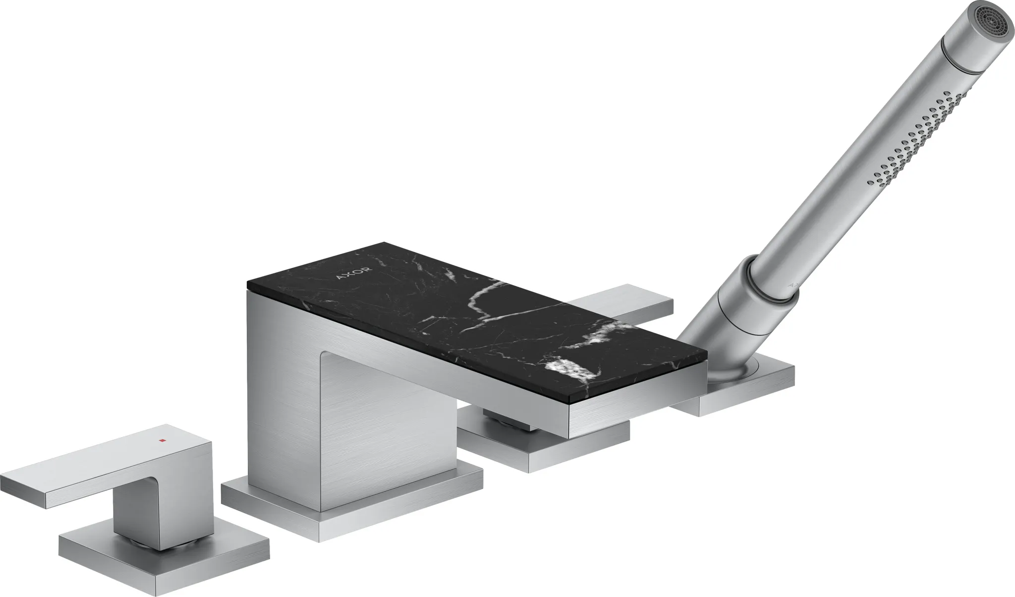 Hansgrohe AXOR MyEdition Mischer Platte 200 Marmor Nero Marquina Hansgrohe AXOR MyEdition Mischer Platte 200 Marmor Nero Marquina