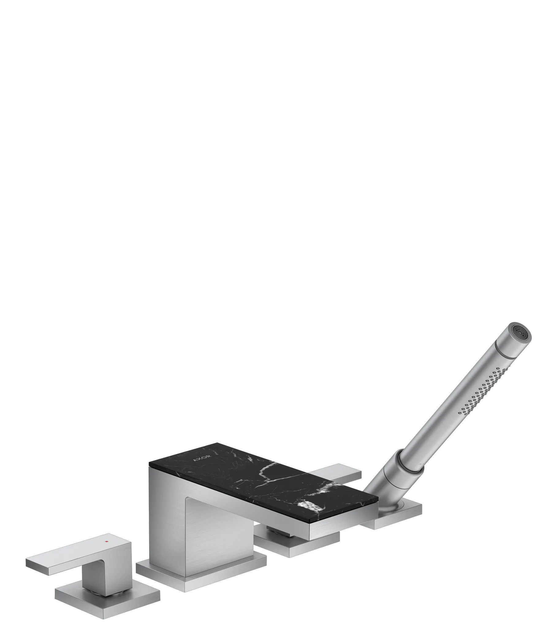 Hansgrohe AXOR MyEdition Mischer Platte 200 Marmor Nero Marquina Hansgrohe AXOR MyEdition Mischer Platte 200 Marmor Nero Marquina