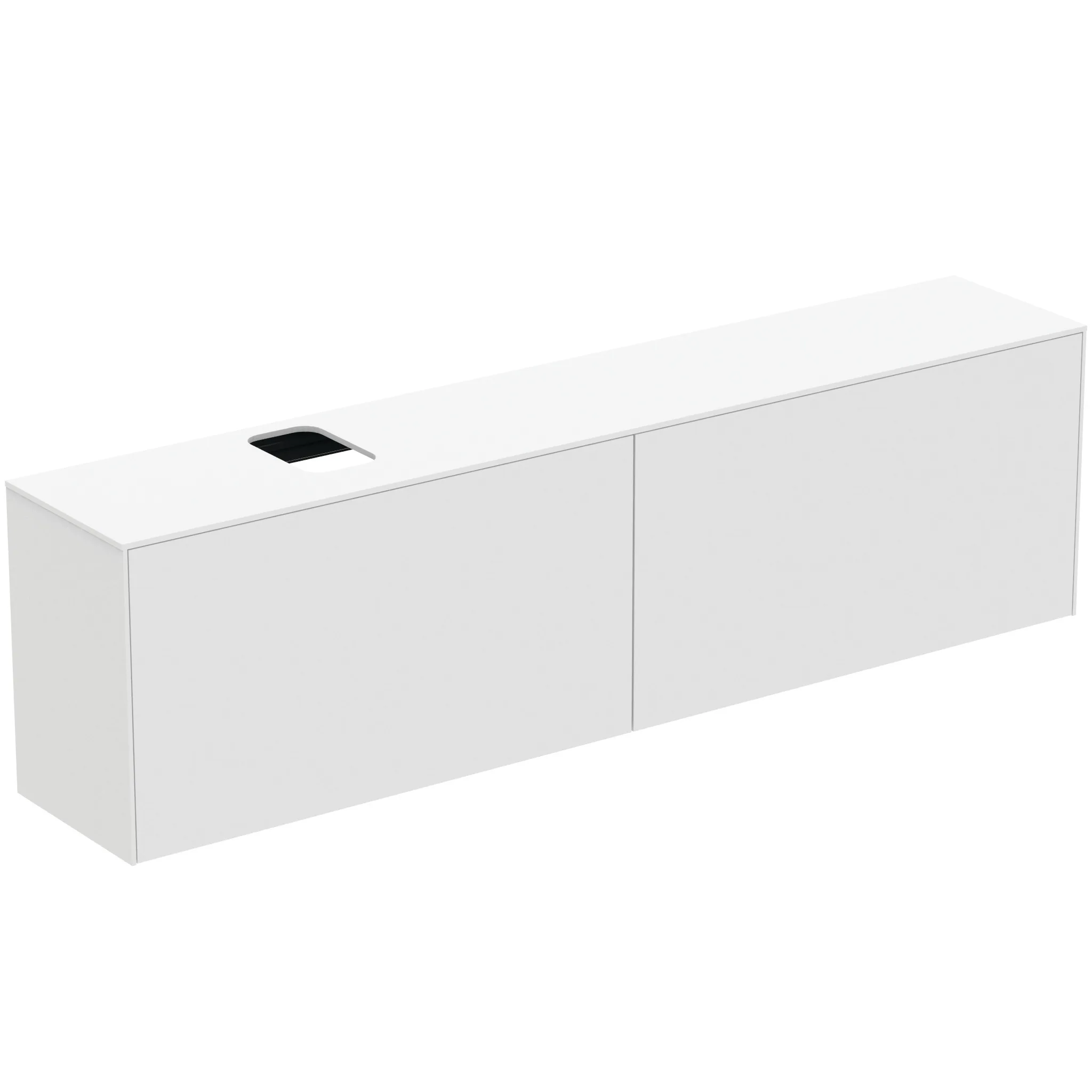 Ideal Standard Waschtischunterschrank „Conca“ 198,7 × 55 × 37,3 cm Weiß matt lackiert