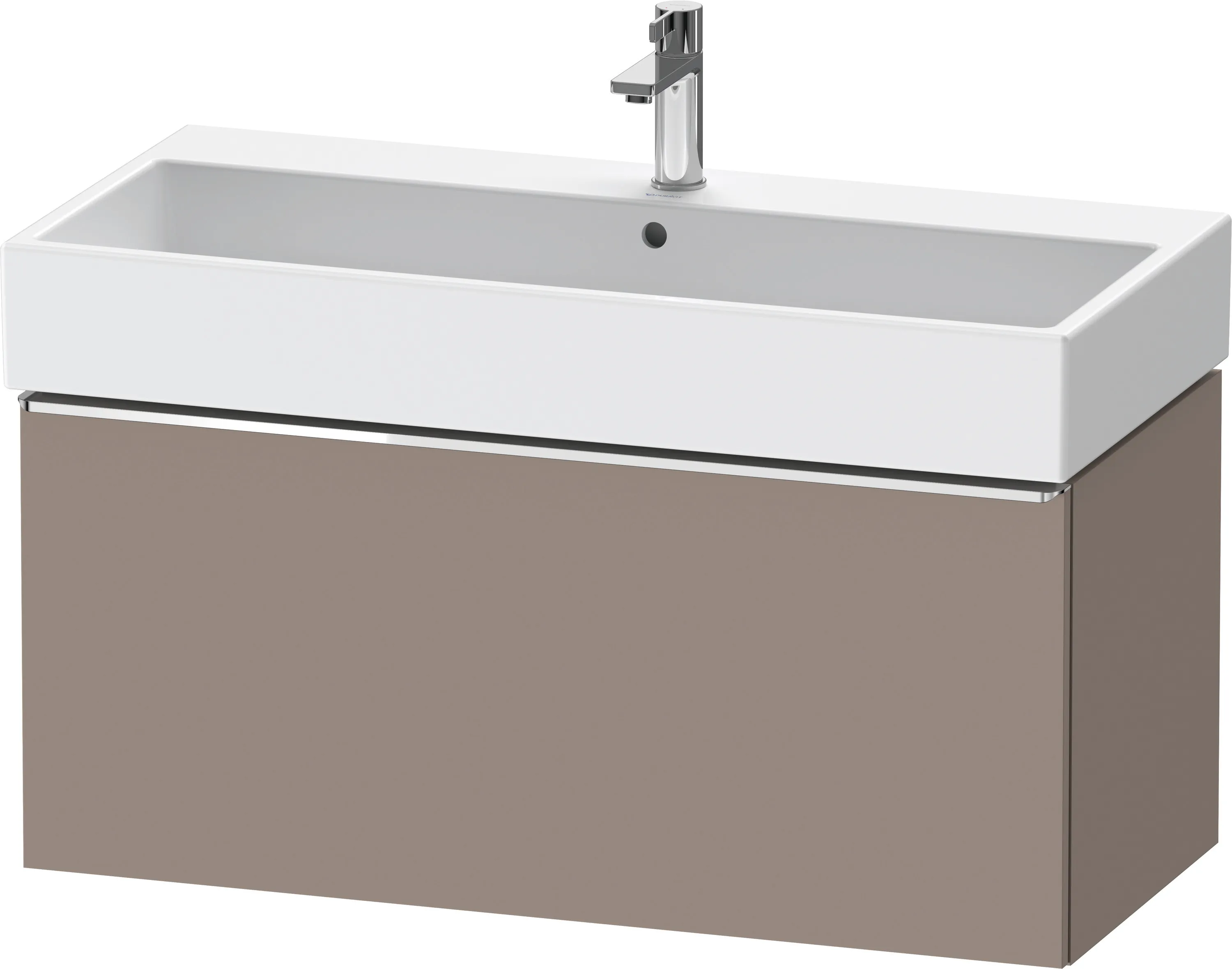 Duravit Waschtischunterschrank wandhängend „D-Neo“ 98,4 × 44 × 44,2 cm Basalt Matt