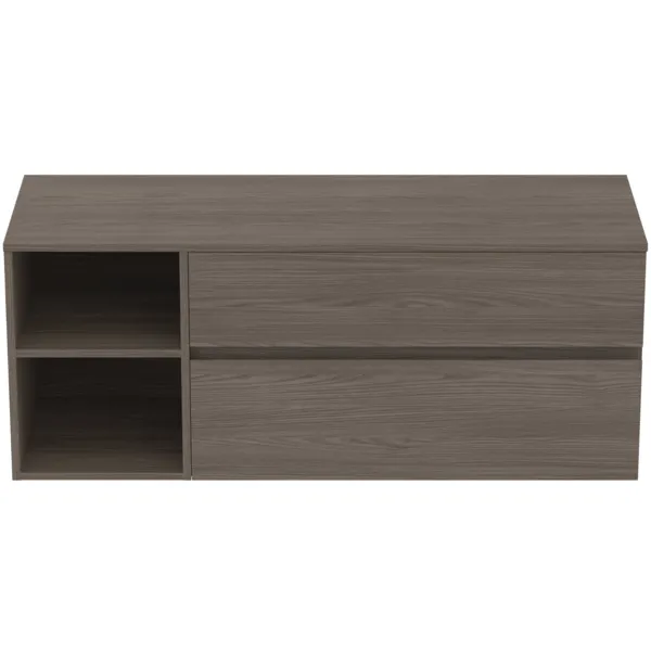 Ideal Standard Waschtischunterschrank „Finesse“ 140,2 × 55,8 × 50,5 cm Ulme dunkel
