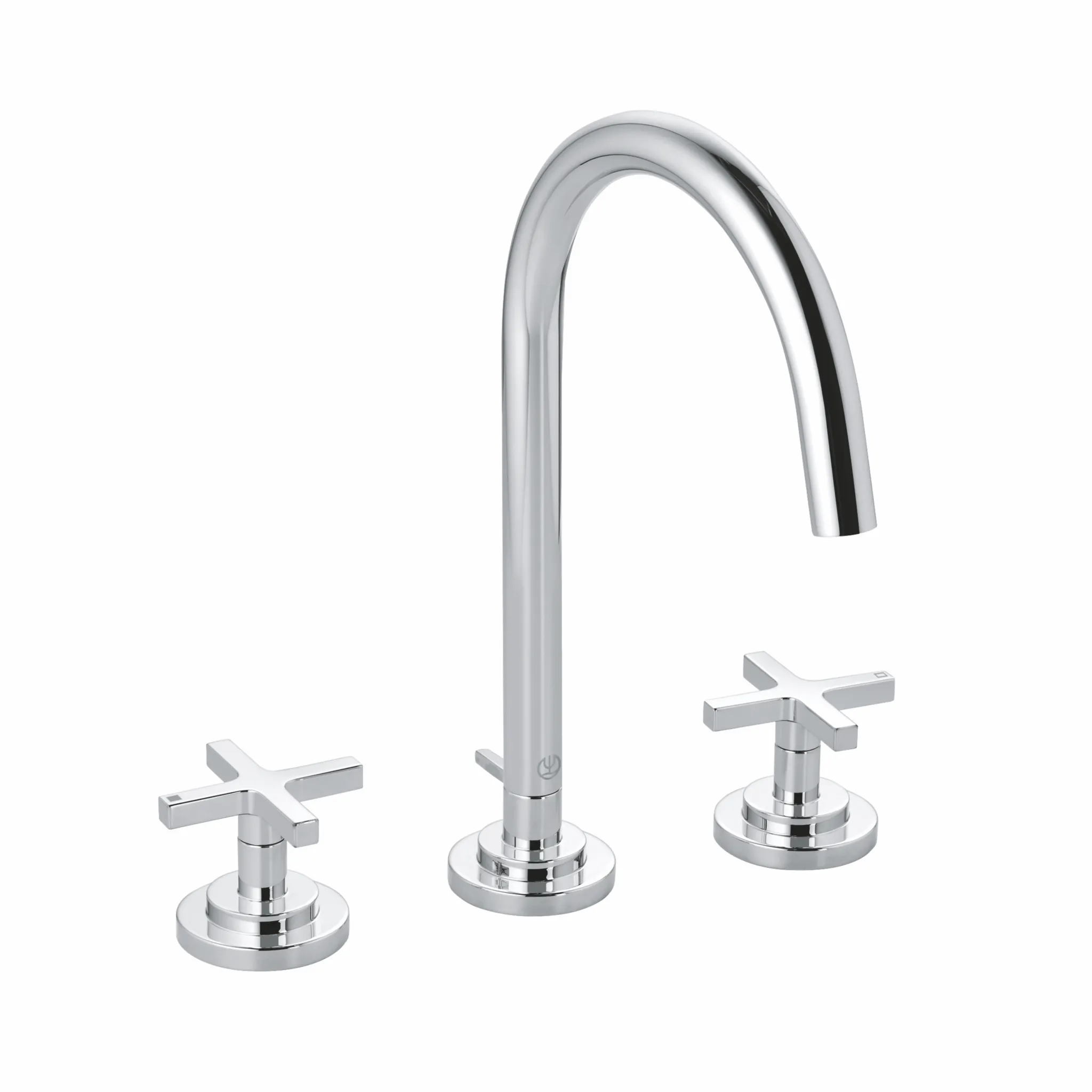 NOVA FONTE Waschtischarmatur CLASSIC Dreilochmontage chrom NOVA FONTE Waschtischarmatur CLASSIC Dreilochmontage chrom