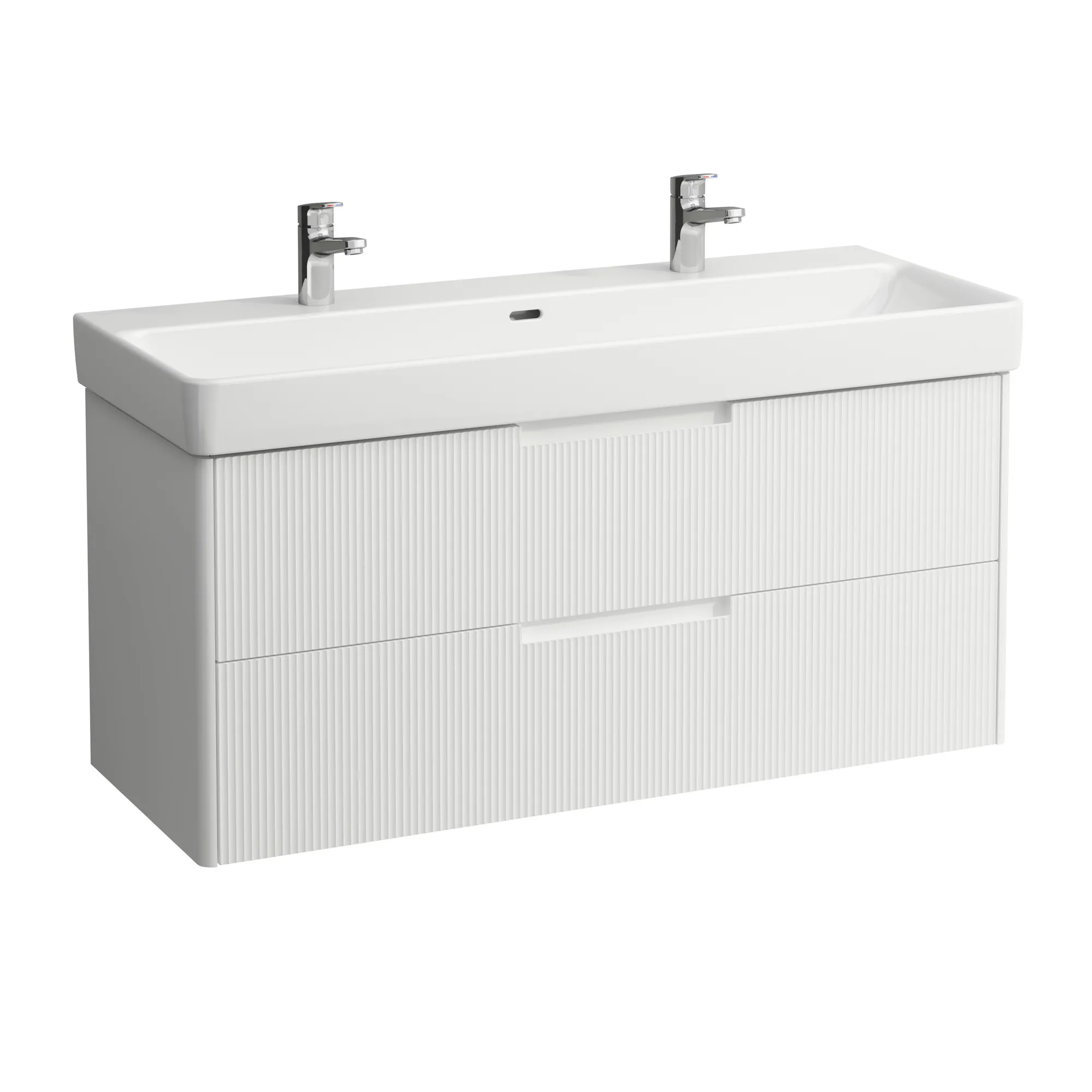 Waschtischunterbau JUNA für PRO S 446x1168x515 2 Schubladen mit Griffmulde für Waschtisch H814965 weiß matt Waschtischunterbau JUNA für PRO S 446x1168x515 2 Schubladen mit Griffmulde für Waschtisch H814965 weiß matt