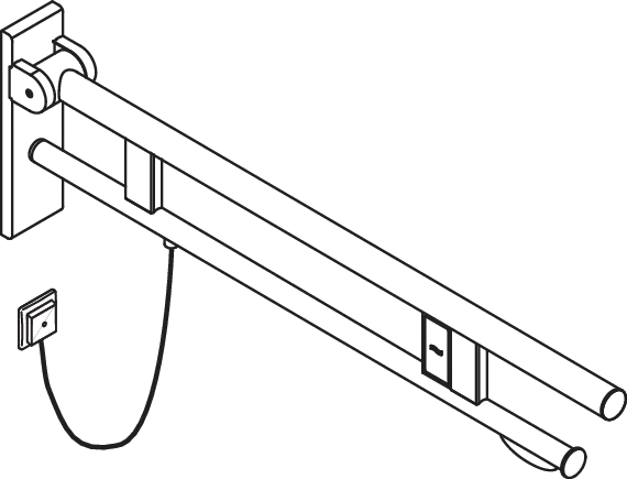 HEWI Stützklappgriff „System 900“