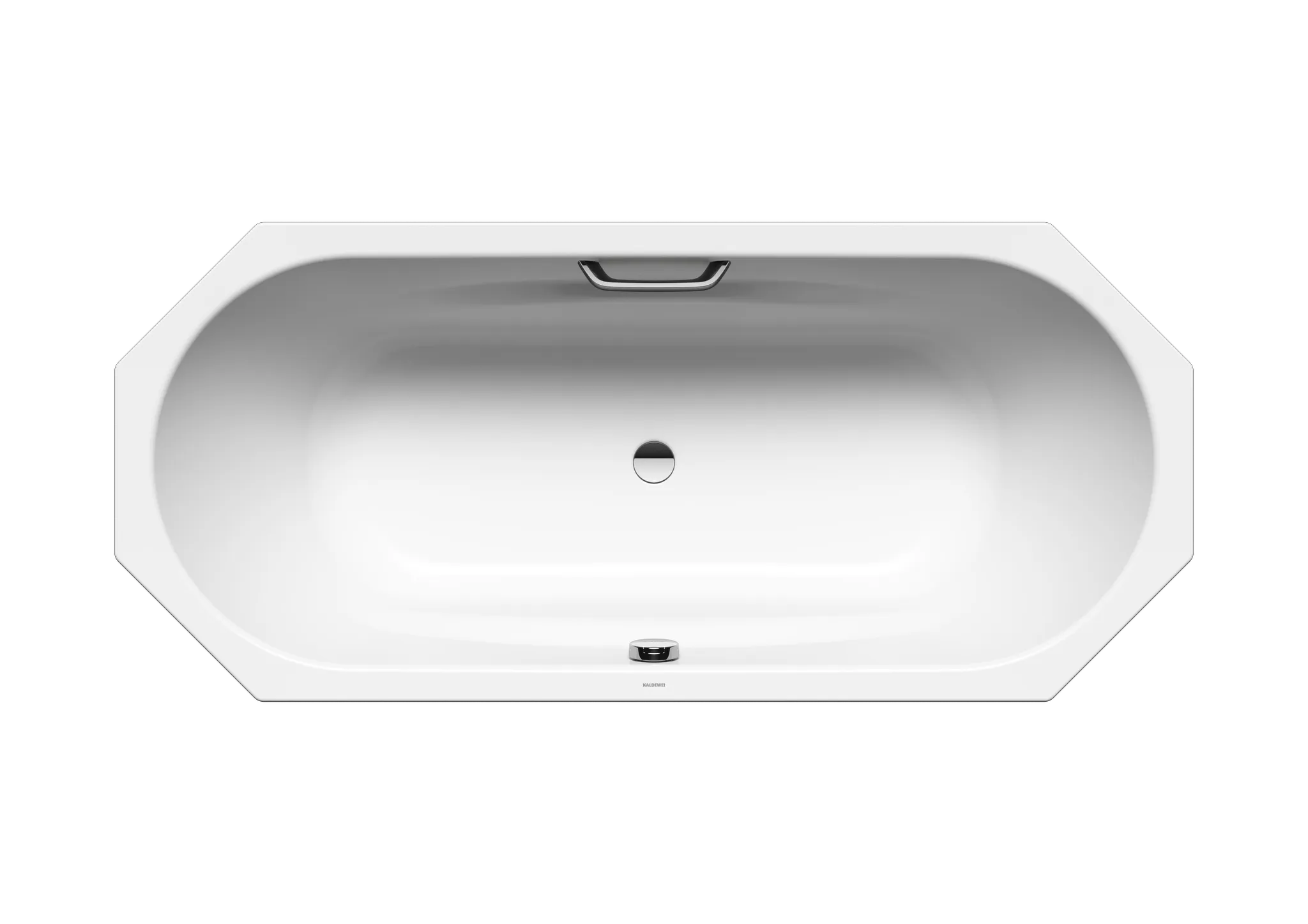 Kaldewei VAIO DUO 8 Badewanne, 1800x800 mm, alpinweiß mit Griffloch