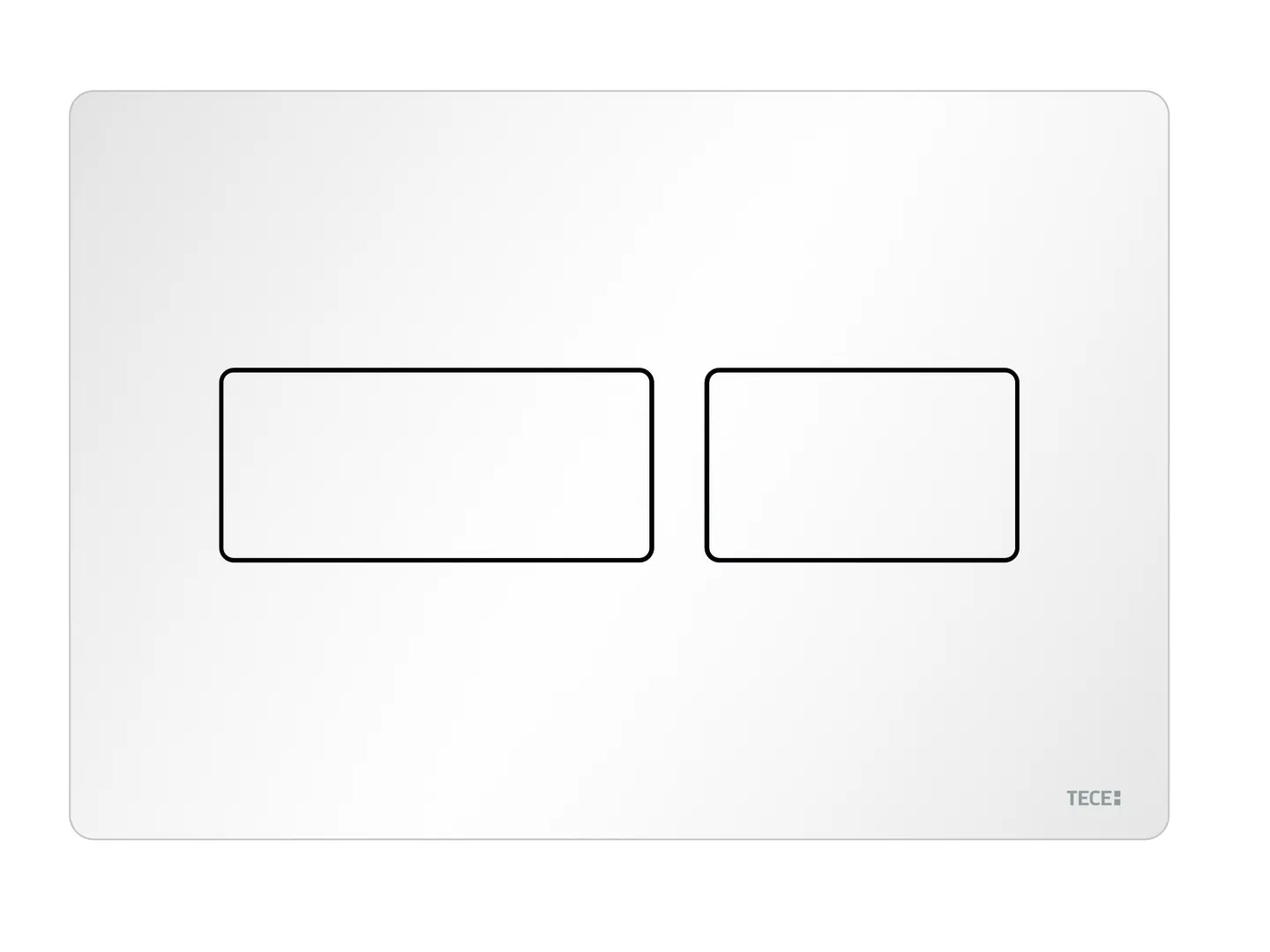 TECEsolid WC-Betätigungsplatte für Zweimengentechnik