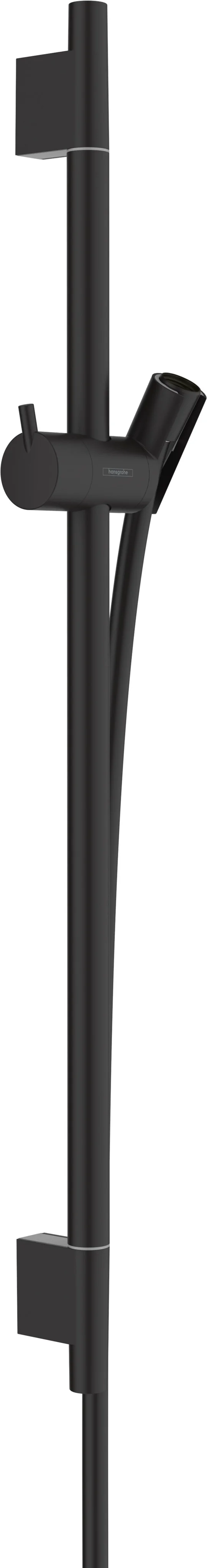 Hansgrohe Unica Brausestange S Puro 65 cm, mattschwarz, Gesamtlänge 718 mm, Bohrabstand 625 mm, Brauseschlauch 160 cm Hansgrohe Unica Brausestange S Puro 65 cm, mattschwarz, Gesamtlänge 718 mm, Bohrabstand 625 mm, Brauseschlauch 160 cm