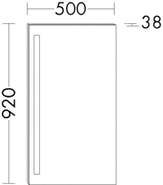 burgbad Spiegel „rc40Solitaire“ 500 × 920 mm burgbad Spiegel „rc40Solitaire“ 500 × 920 mm