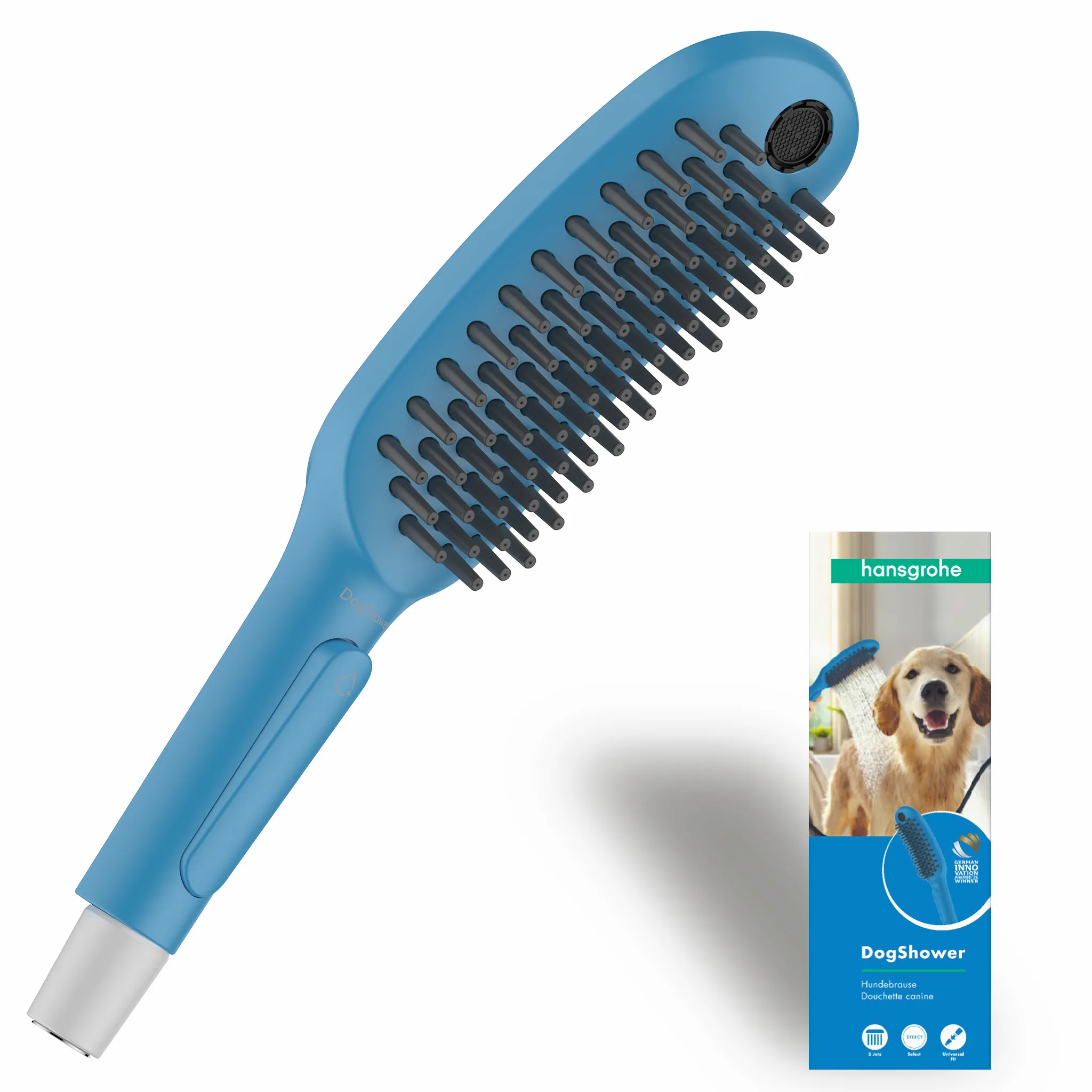 Hansgrohe DogShower Hundebrause 150 3jet Select, Petrol Hansgrohe DogShower Hundebrause 150 3jet Select, Petrol