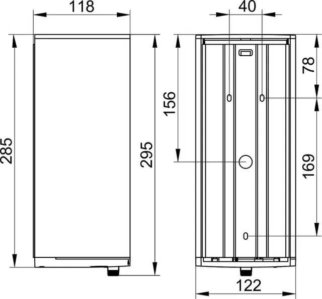Plan Schaumlotionspender Edelstahl-finish / schwarz