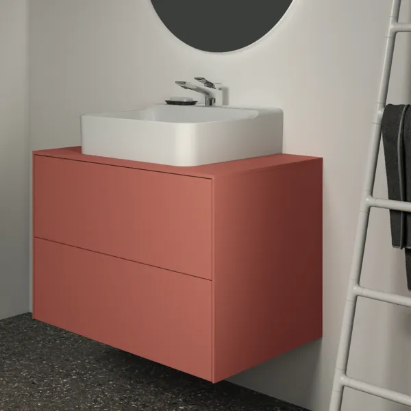 Ideal Standard Waschtischunterschrank „Conca“ 80,2 × 55 × 50,5 cm Sunset matt lackiert Ideal Standard Waschtischunterschrank „Conca“ 80,2 × 55 × 50,5 cm Sunset matt lackiert