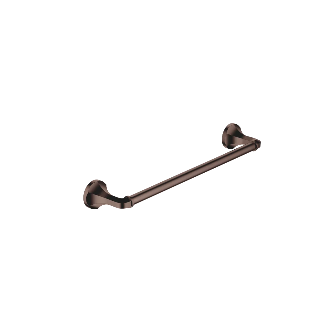 Dornbracht MADISON Badetuchhalter - Dark Bronze gebürstet PVD, Stichmaß 450 mm, Breite 510 mm, Höhe 60 mm, Rosette Ø 60 mm, Ausladung 90 mm