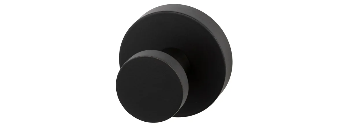 BEMM Magnet Handtuchhalterknopf 50 mm schwarz satiniert