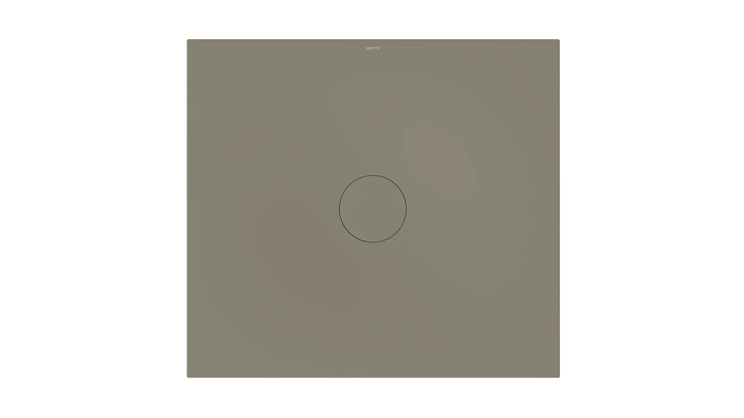 Bette rechteck Duschwanne „BetteAir“ 1100 × 1000 mm mit BetteAntirutsch Pro, ohne Oberflächenveredelung, mit Minimum-Wannenträger, in Graphite