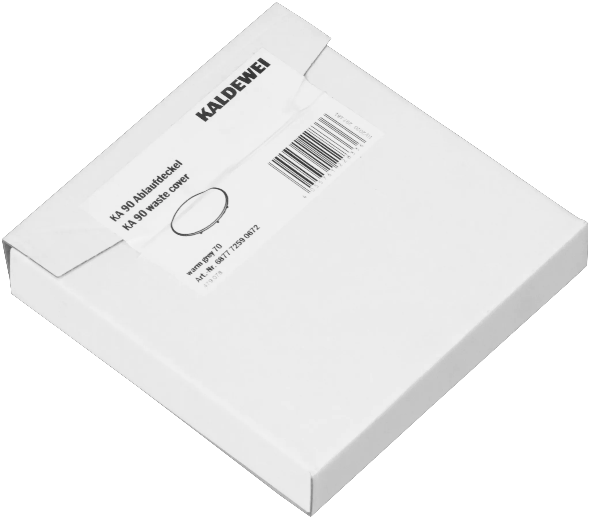 Emaillierte Ablaufabdeckung für Ablaufgarnituren „KA 90“ ⌀ 10,4 cm in warm grey 70 Emaillierte Ablaufabdeckung für Ablaufgarnituren „KA 90“ ⌀ 10,4 cm in warm grey 70