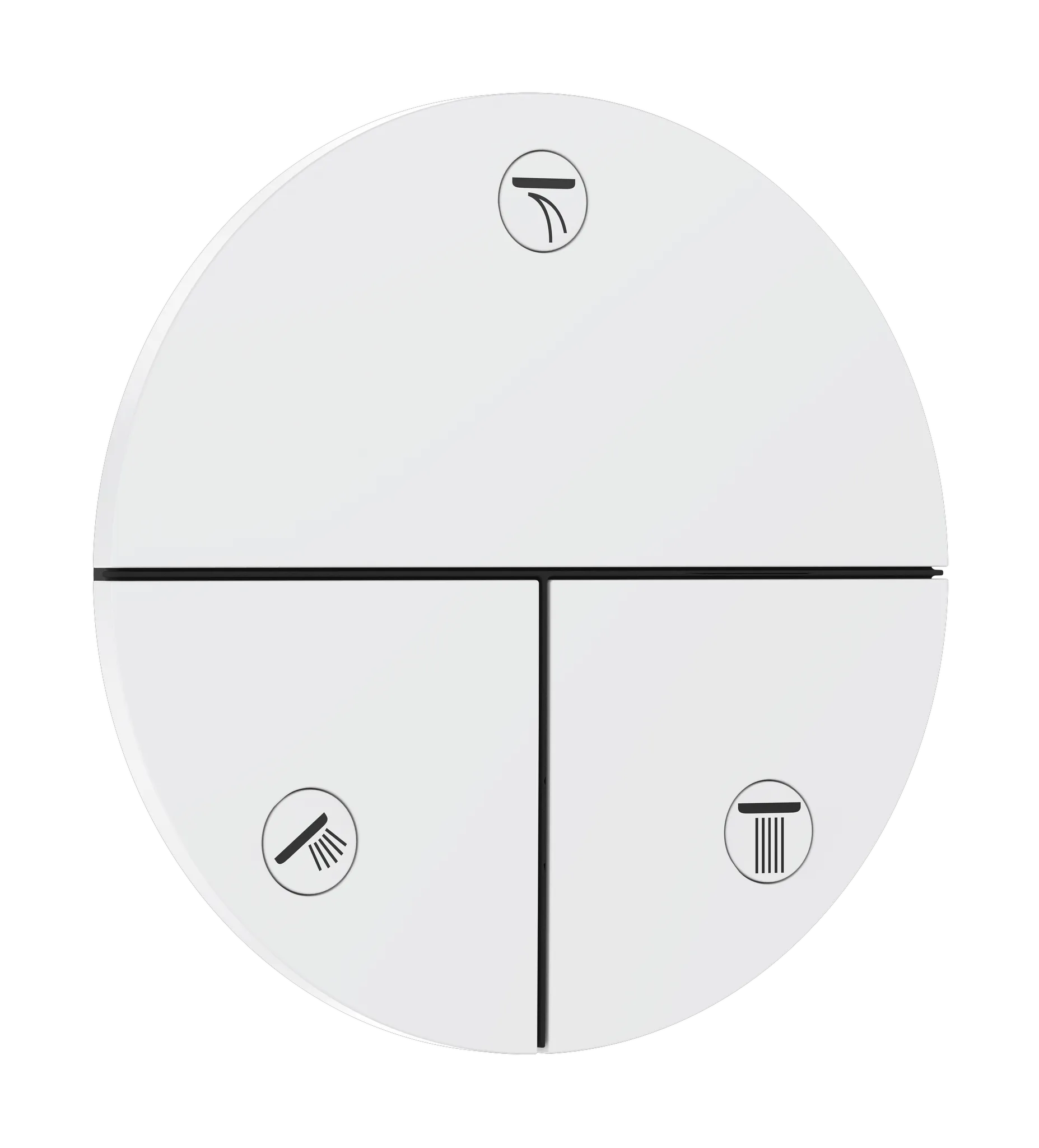 Hansgrohe ShowerSelect Comfort S Ventil Unterputz für 3 Verbraucher, Mattweiß Hansgrohe ShowerSelect Comfort S Ventil Unterputz für 3 Verbraucher, Mattweiß