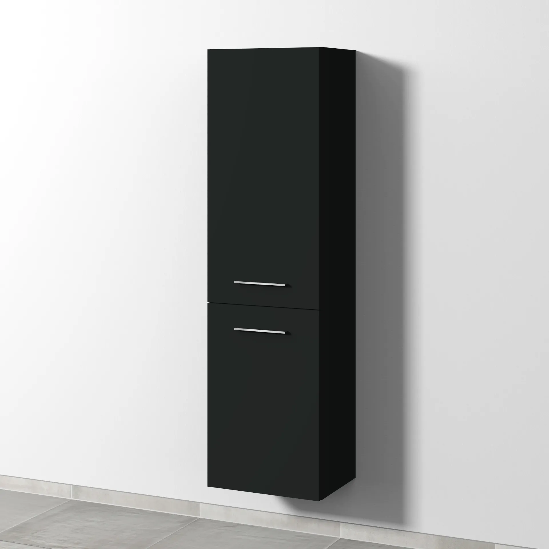 Sanipa Hochschrank „2morrow“ 450 × 1615 × 350 mm in Vulkan (matt)