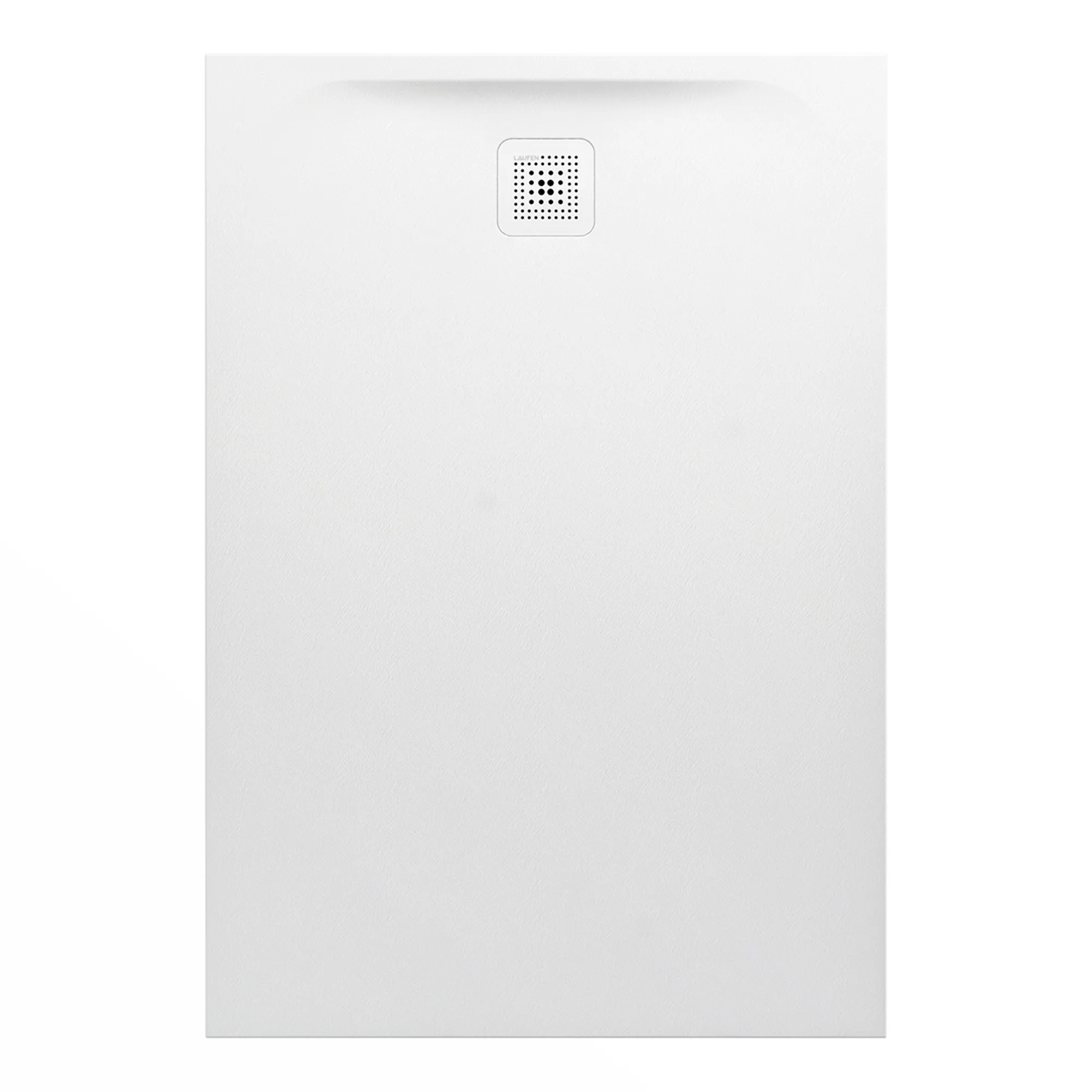Laufen rechteck Duschwanne „Pro“ Ablauf kurze Seite 1300 × 900 mm in Hellgrau