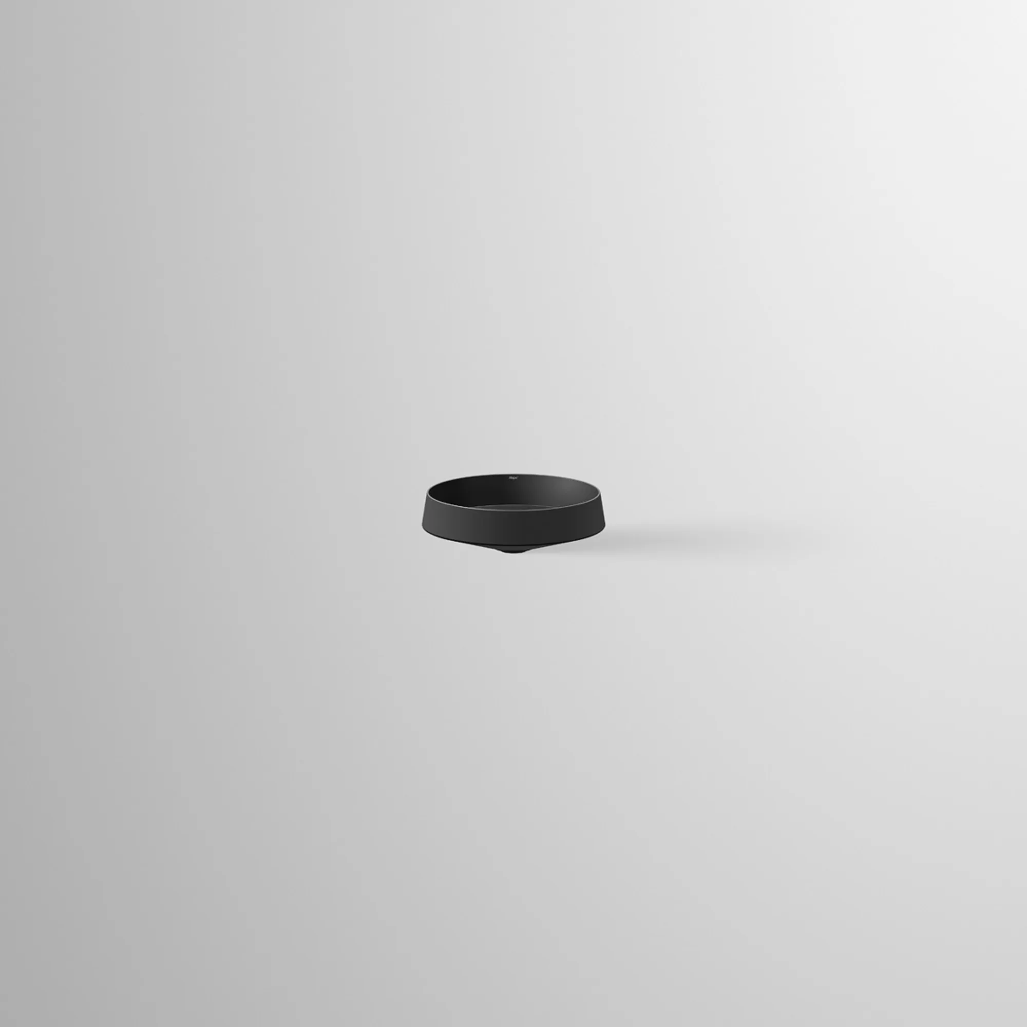 Waschbecken 360 × 118 mm in Mattschwarz Waschbecken 360 × 118 mm in Mattschwarz