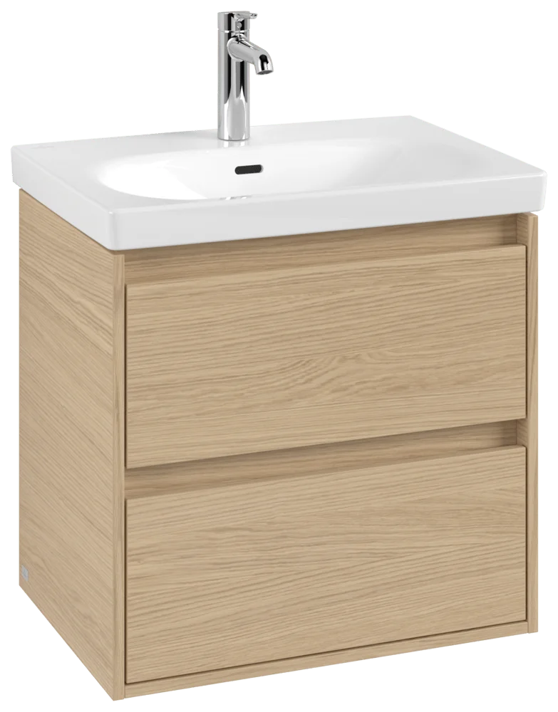 Villeroy & Boch Waschbeckenunterschrank Skyla C79500, 622x596x439mm, 2 Auszüge, Nordic Oak