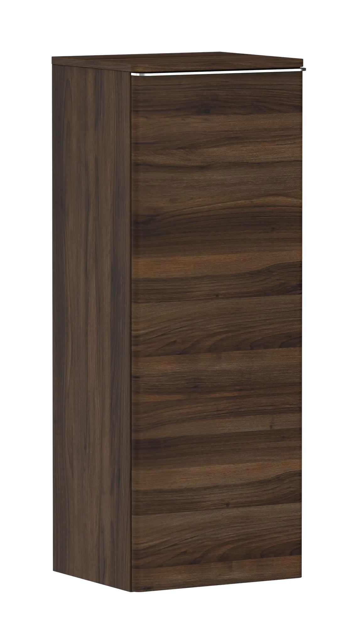 Hansgrohe Xelu Q Halbhochschrank Nussbaum Dunkel 400⁄350, Türanschlag links, Oberfläche Griff: Chrom Hansgrohe Xelu Q Halbhochschrank Nussbaum Dunkel 400⁄350, Türanschlag links, Oberfläche Griff: Chrom
