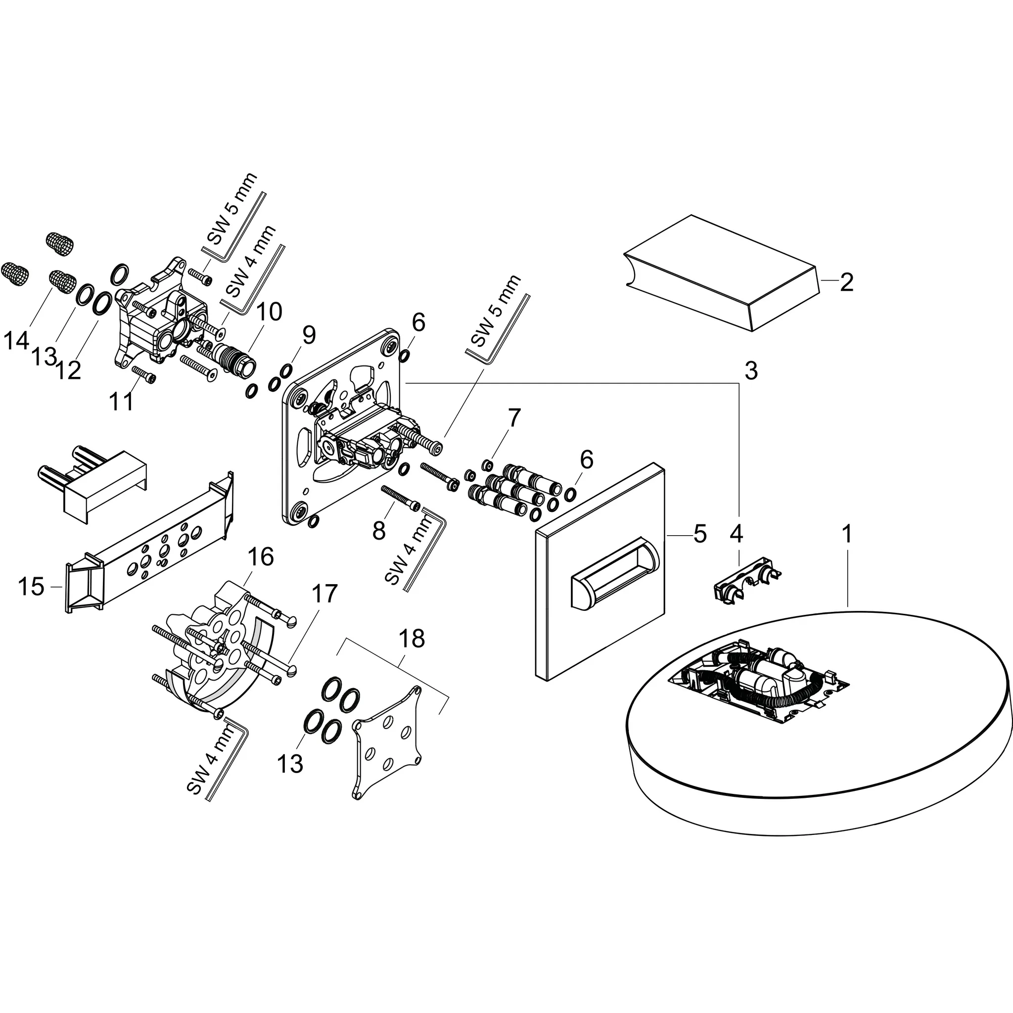 Kopfbrause Rainfinity 250 3jet EcoSmart 9 l/min Wandmontage chrom Kopfbrause Rainfinity 250 3jet EcoSmart 9 l/min Wandmontage chrom