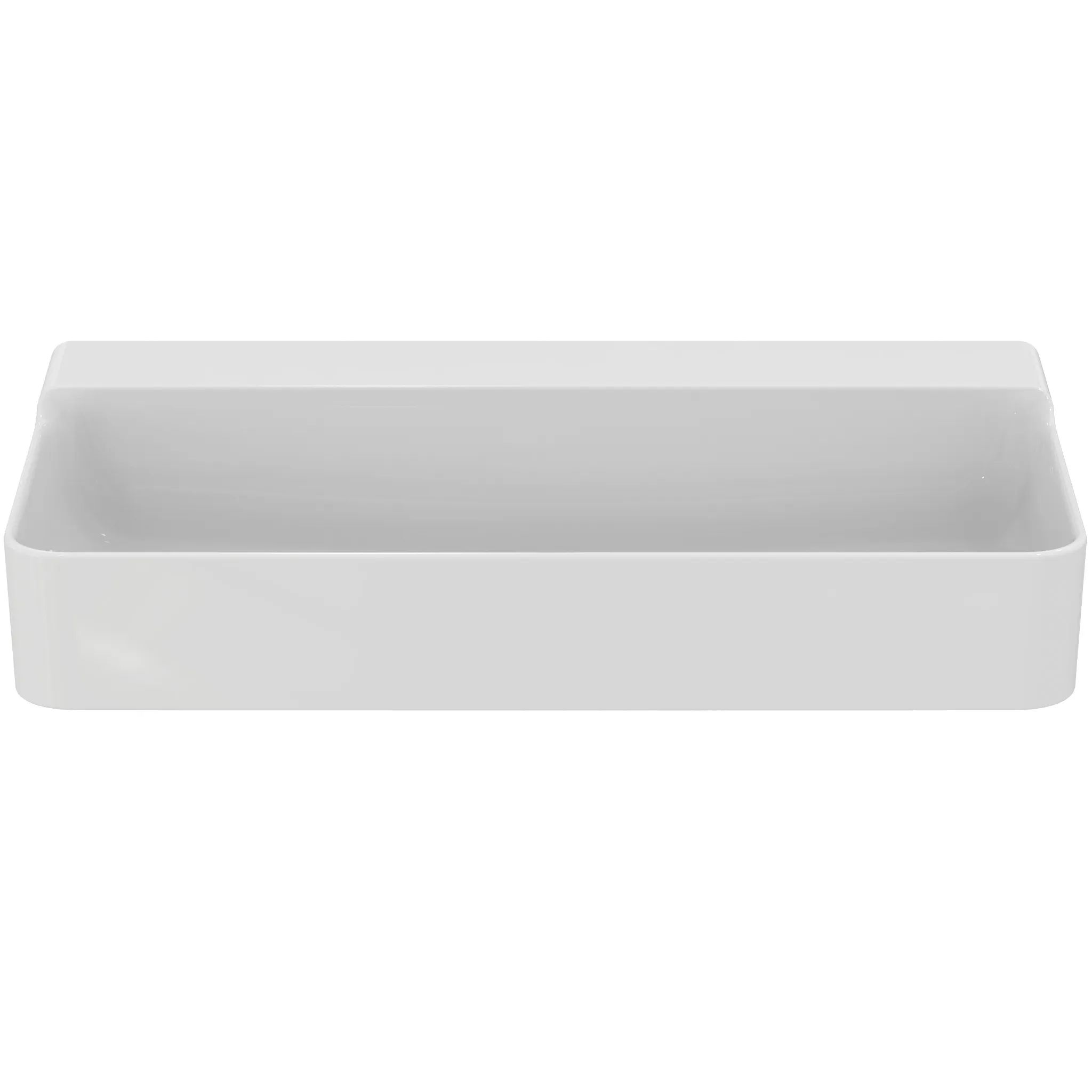 Waschbecken „Conca“ 80 × 45 × 14,5 cm in Weiß