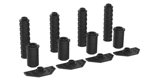 Bette Montagefuß für Duschwannen ≤ 100 cm „BetteLevel“ 15 cm Bette Montagefuß für Duschwannen ≤ 100 cm „BetteLevel“ 15 cm