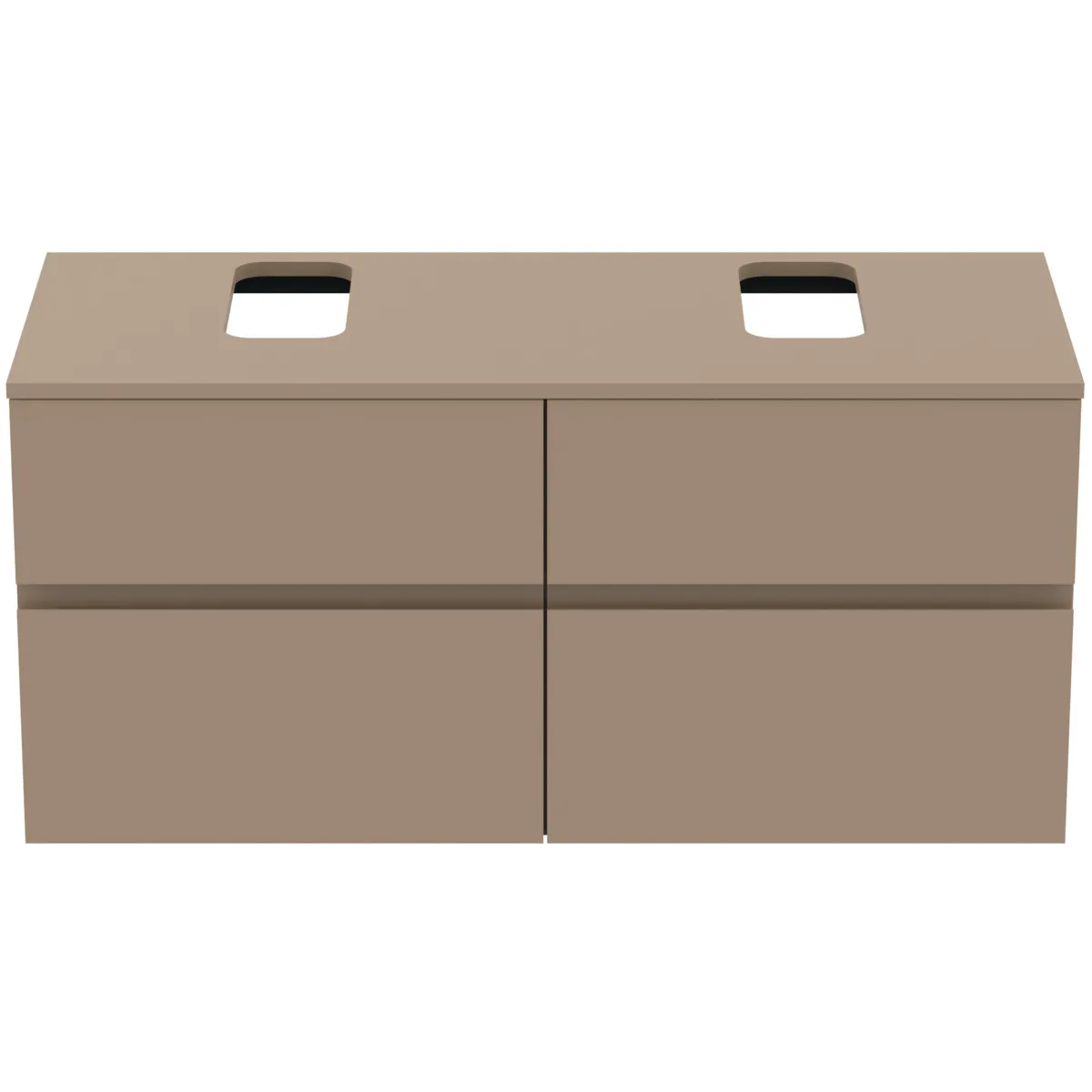 Ideal Standard Waschtischunterschrank „Finesse“ 120,2 × 55,8 × 50,5 cm Greige matt