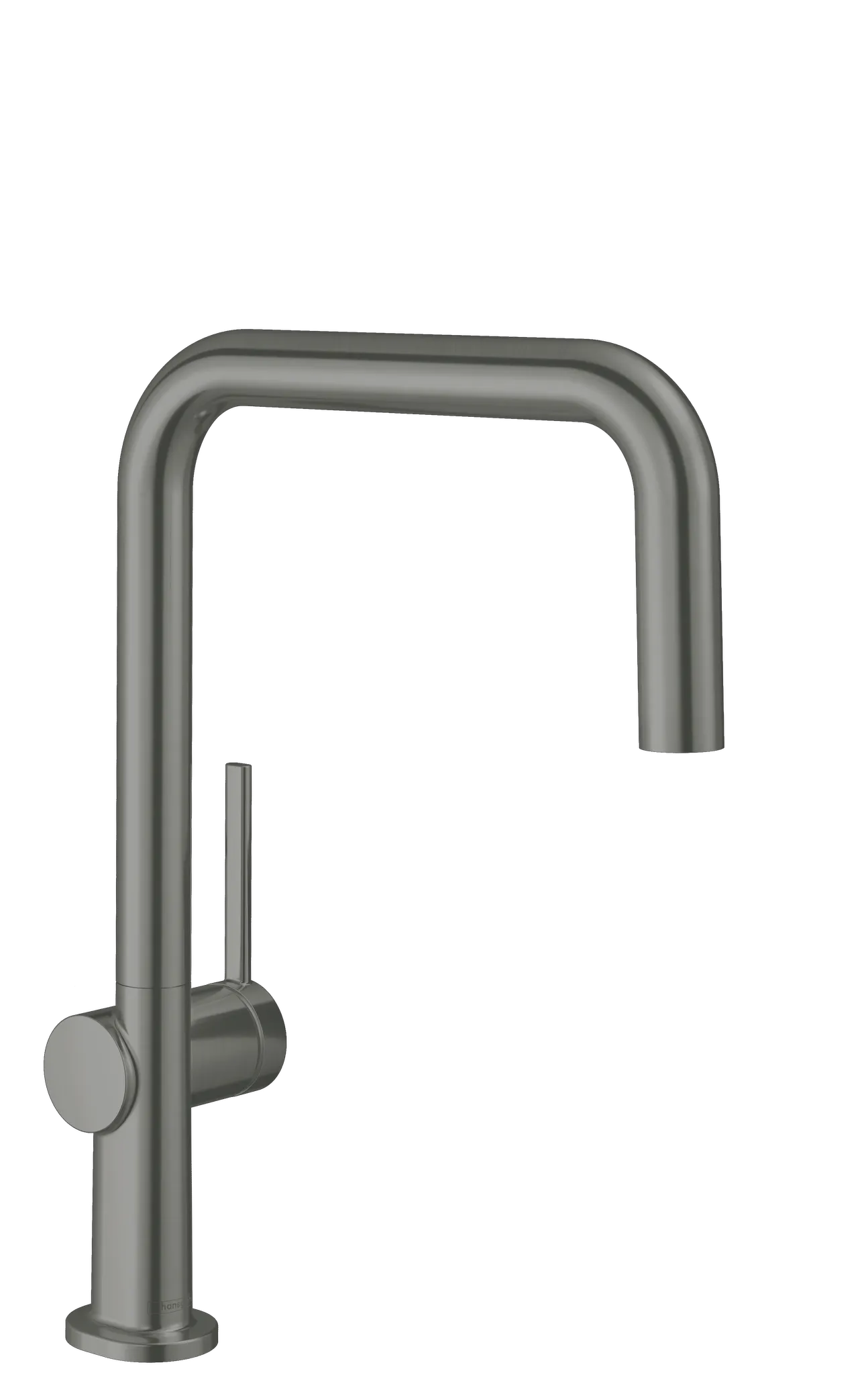 Hansgrohe Talis M54 Einhebel-Küchenmischer U 220, 1jet BBC, Brushed Black Chrome, Schwenkbereich einstellbar in 4 Stufen, Laminarstrahl, max. Durchflussmenge 9 l/min bei 3 bar, Keramikmischsystem, für Durchlauferhitzer geeignet, Hahnlochbohrung 35 mm Hansgrohe Talis M54 Einhebel-Küchenmischer U 220, 1jet BBC, Brushed Black Chrome, Schwenkbereich einstellbar in 4 Stufen, Laminarstrahl, max. Durchflussmenge 9 l/min bei 3 bar, Keramikmischsystem, für Durchlauferhitzer geeignet, Hahnlochbohrung 35 mm